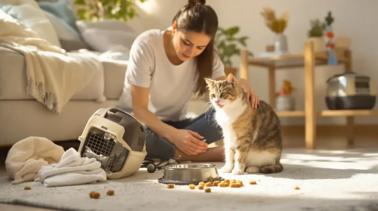 Mon chat vomit ses croquettes : signes à surveiller mon chat vomit ses croquettes