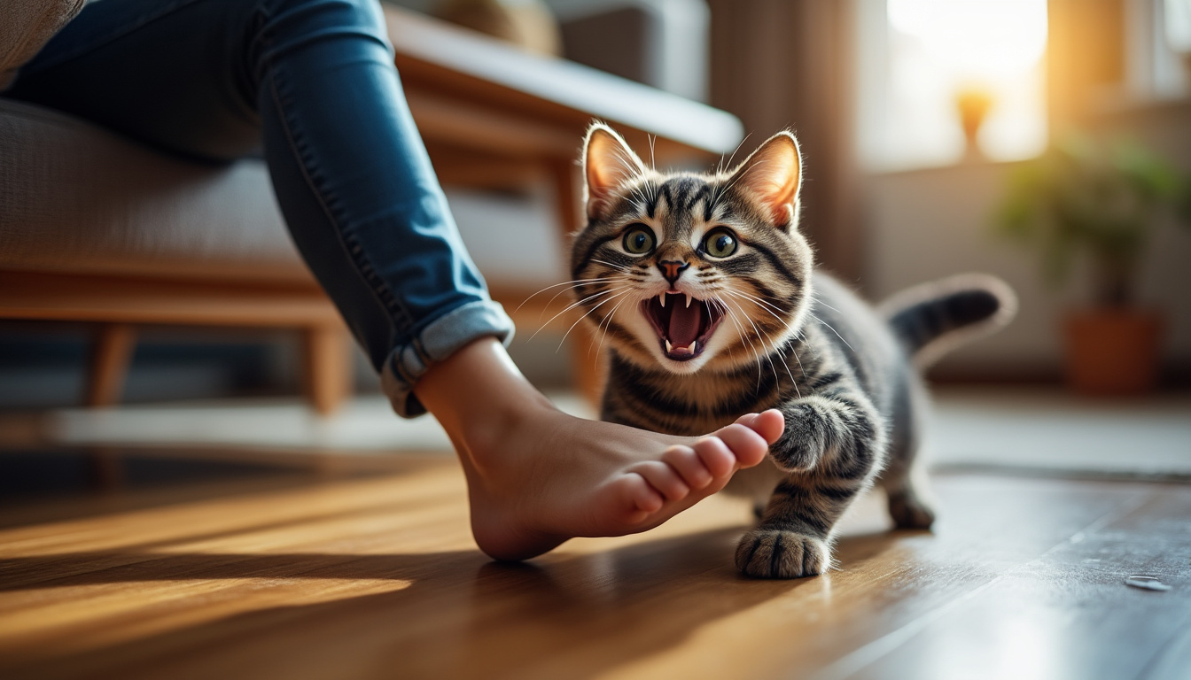 Pourquoi mon chat m’attaque : comprendre ce comportement et y remédier découvrez pourquoi votre chat vous attaque, comprenez les causes de ce comportement et apprenez des solutions efficaces pour y remédier et améliorer votre relation avec votre compagnon félin.