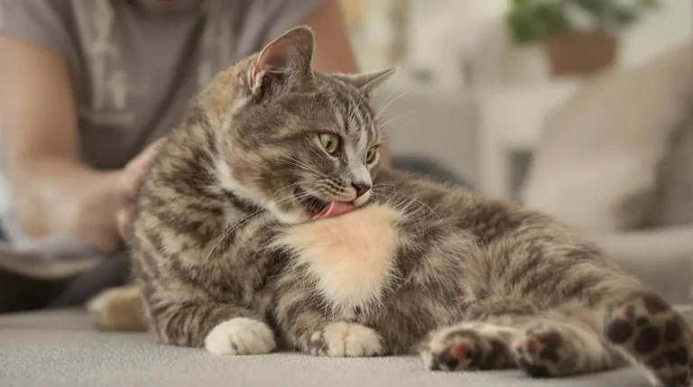 Chat qui se lèche beaucoup : quand s'inquiéter et agir chat qui se lèche beaucoup