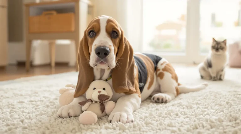 chiot basset basset hound caractère bebe