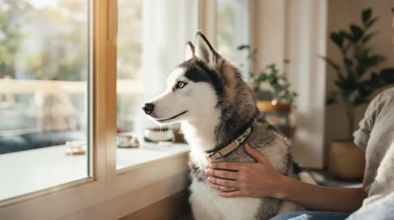 à quel âge un husky se calme