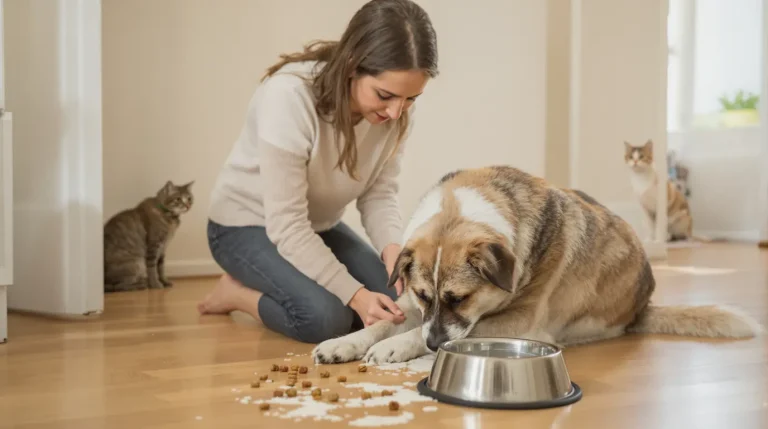 mon chien vomit ses croquettes non digérées