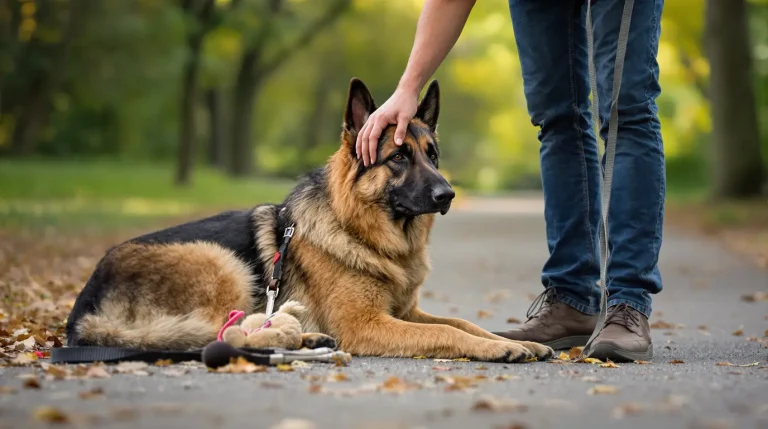 à quel âge un berger allemand se calme