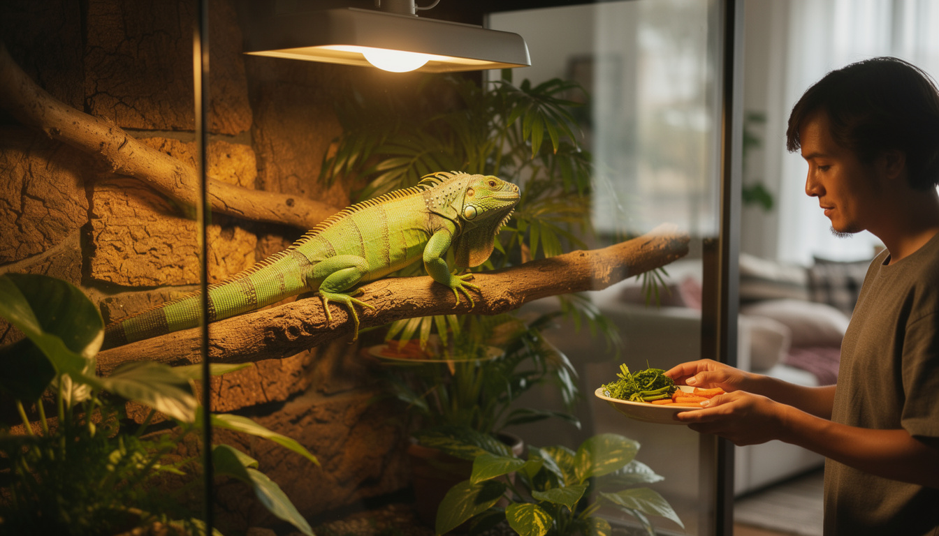 Comment prendre soin d'un iguane chez soi découvrez nos conseils pratiques pour bien prendre soin de votre iguane à la maison, assurer son bien-être et créer un environnement adapté à ses besoins.